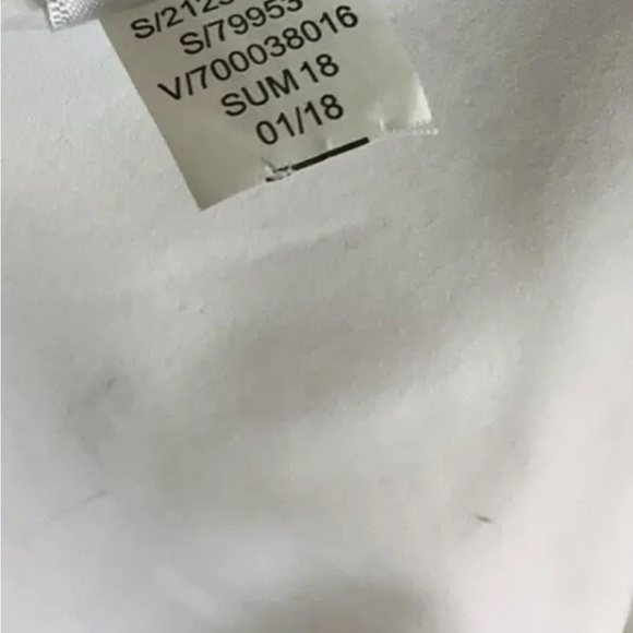 Athleta Sz XS Sunlover Hilo SPF 50+ Dress White Nylon Spandex Asymmetric - Picture 9 of 9